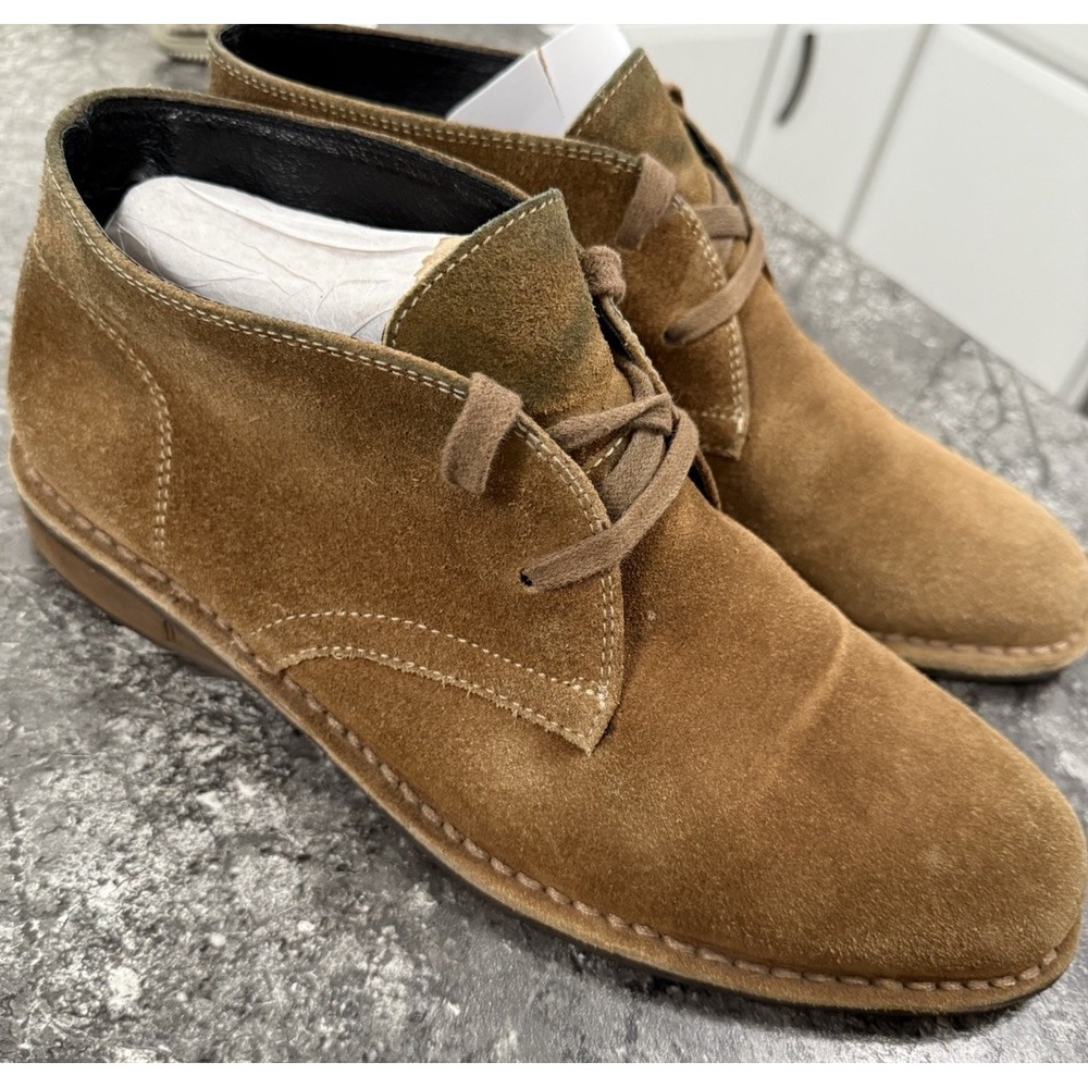 Aston Grey Boots Men  Sahara Suede‎ Chukka  Casual Ankle Boots Tan Sz 10.5